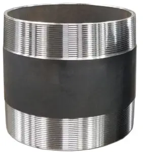 Black Steel SCH Connection NPT Pipe Nipple-image