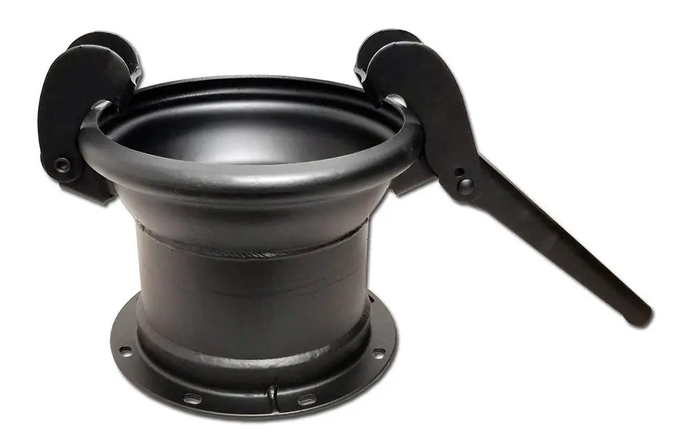 Aquatech® Style 8” to 8” Slotted Steel Flange Adapter-image