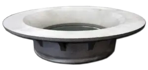 Aluminum Weld-On 8” Flange to 6” Aluminum Tube Adapter-image